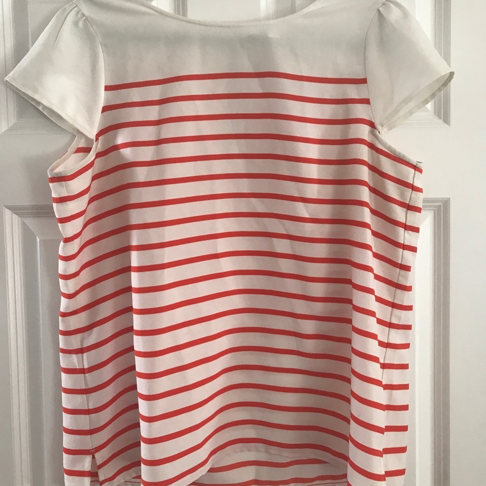 striped loft blouse